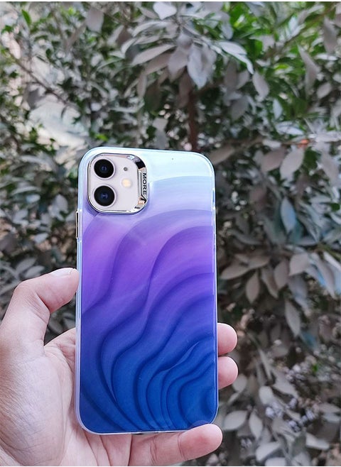 Iphone 11 3D Protective Case for , Fashion and Unique Design Shockproof, Gloss and Super Soft Design, Compatible with Iphone 11 - Purple