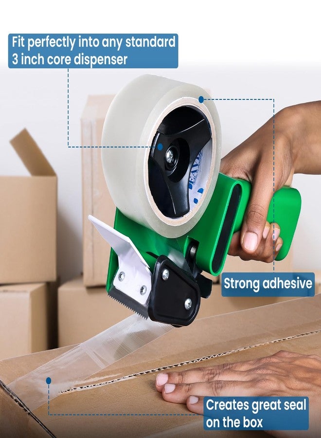 HEAVIX BOPP Packaging Tape | Clear + Brown | 48mm x 50 Meter | Combo for Packaging, Decorating and DIY - Image 2
