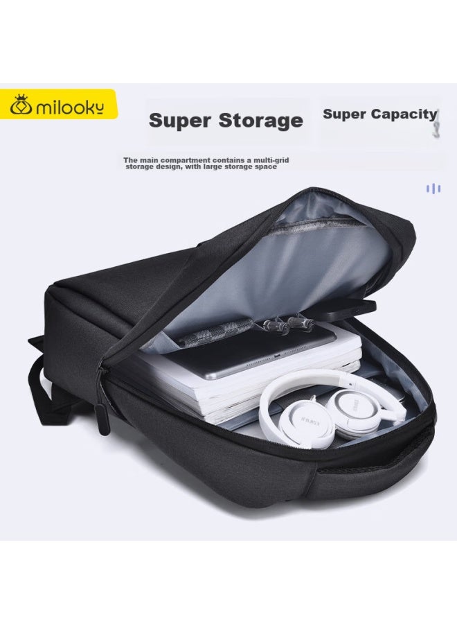 Milooky Laptop Backpack For Men And Women, Business Large Capacity Travel Backpack For Notebooks And Gaming Laptops, 15.6/16 Inch - Image 3