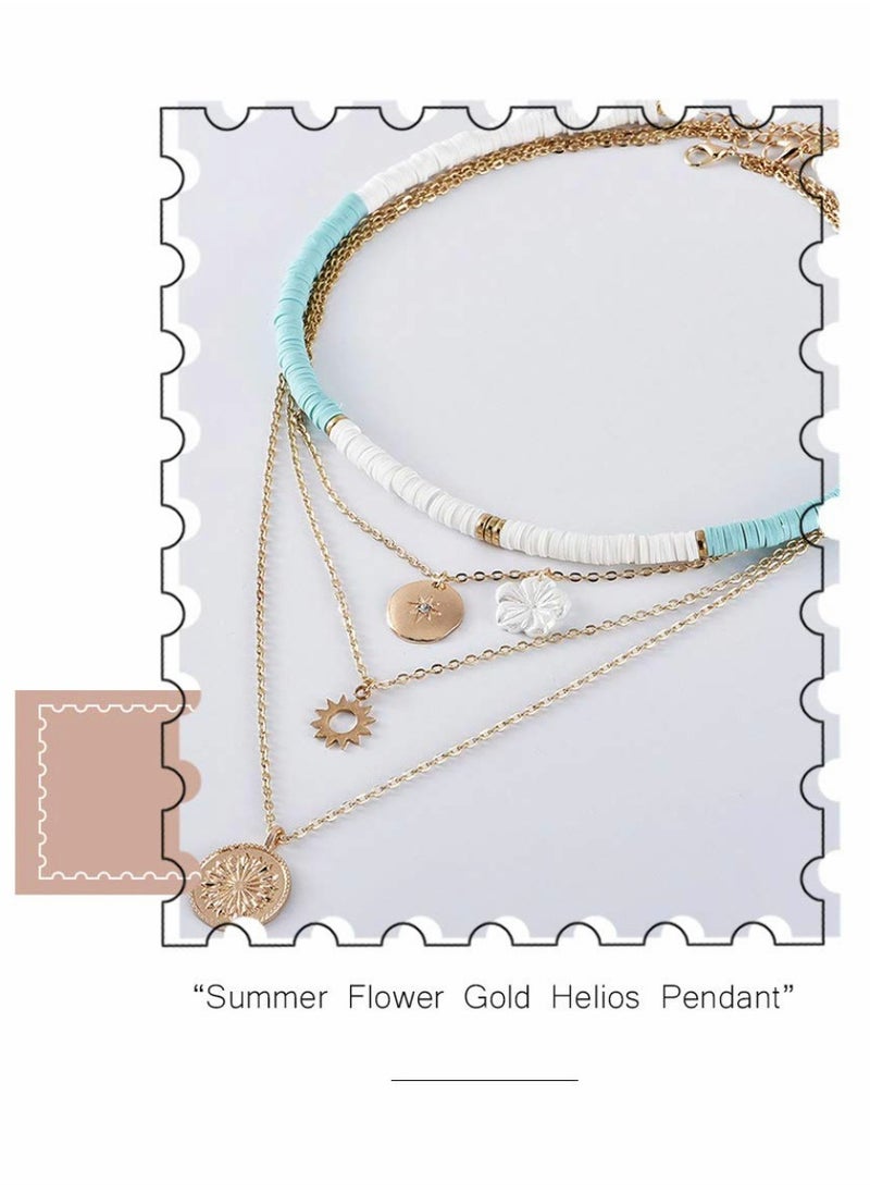 Excefore - White Layered Necklace - Image 1