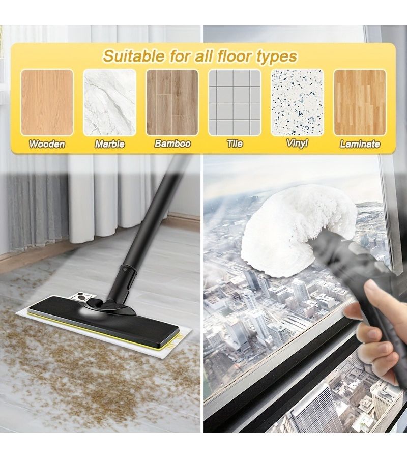 6 Replacement Pads And Cover Sets For Steam Mop Deep Cleaning Water Absorbent Wear Resistant Kitchen Bathroom Living Room Floor Cleaning Accessories - Image 5