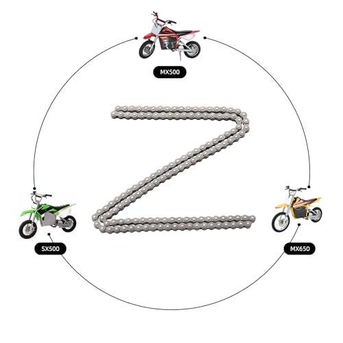 KAMIER 25 Roller Chain 132 Link with Drive Chain Breaker for Razor MX500 MX650 SX500 Mcgrath Dirt Rocket Bike Off Road Motocross Pit Bike Kids Electric Scooter Moped Mini Pocket Bike Heavy Duty Parts - Image 3