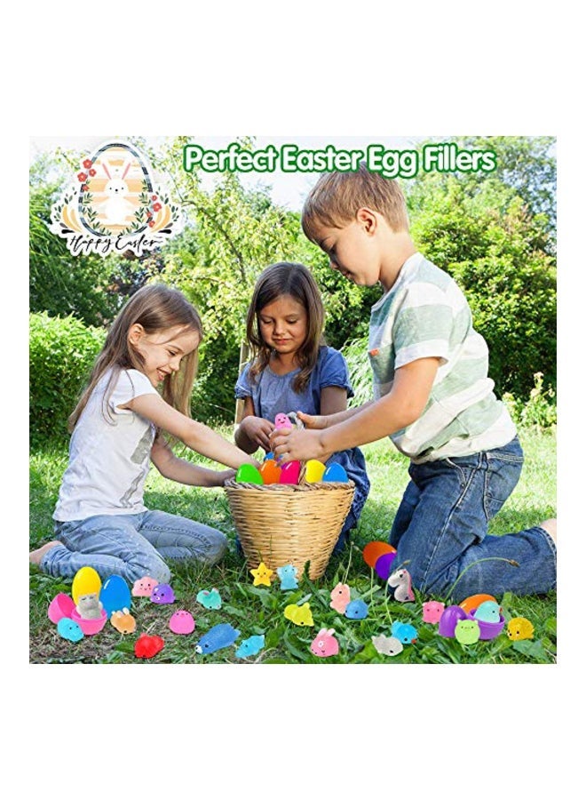 NIBEMINENT 28-Piece Random Glittery Animal Shaped Mochi Squishy Toy Set - Image 3