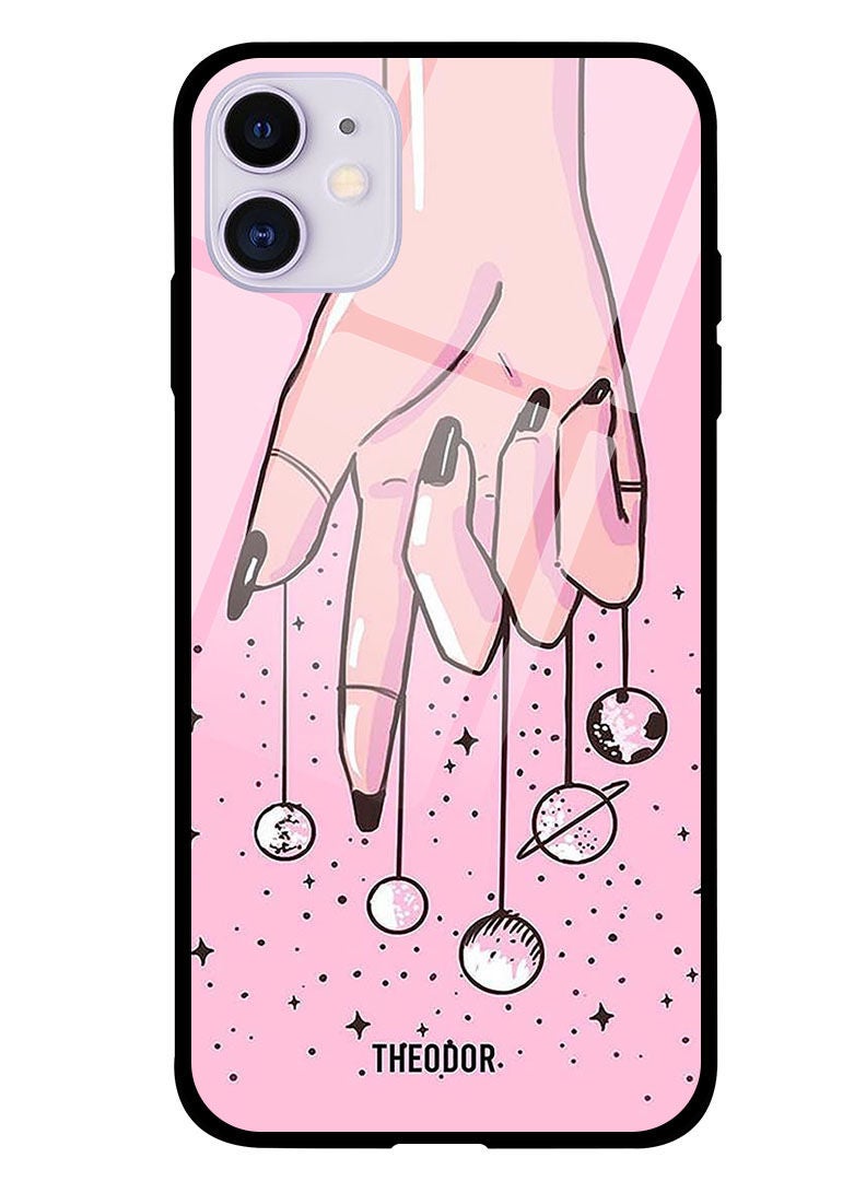 Theodor Protective Tempered Glass Case Cover IPHONE 12 6.1  Planets Imagination - Image 1