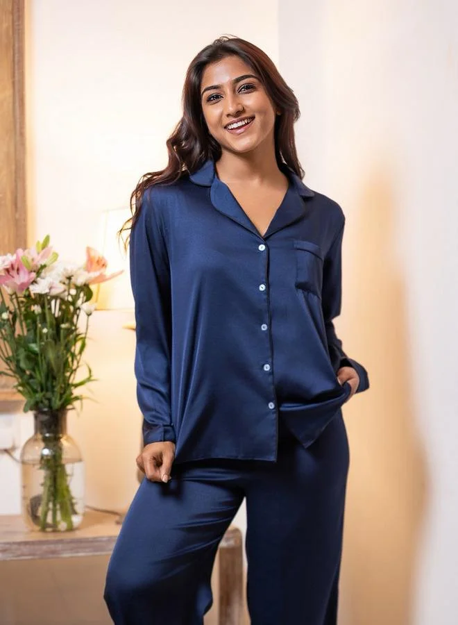 أدريا طقم بيجامة أداريا قميص وبنطلون