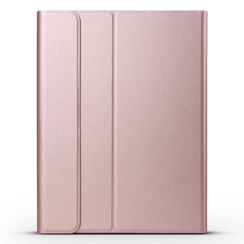 erorex A11 Bluetooth 3.0 Ultra-Thin Abs Detachable Bluetooth Keyboard Leather Tablet Case With Holder For Ipad Pro 11 2022 / 2021 / Air 5 / Air 4 (Rose Gold) - Image 2
