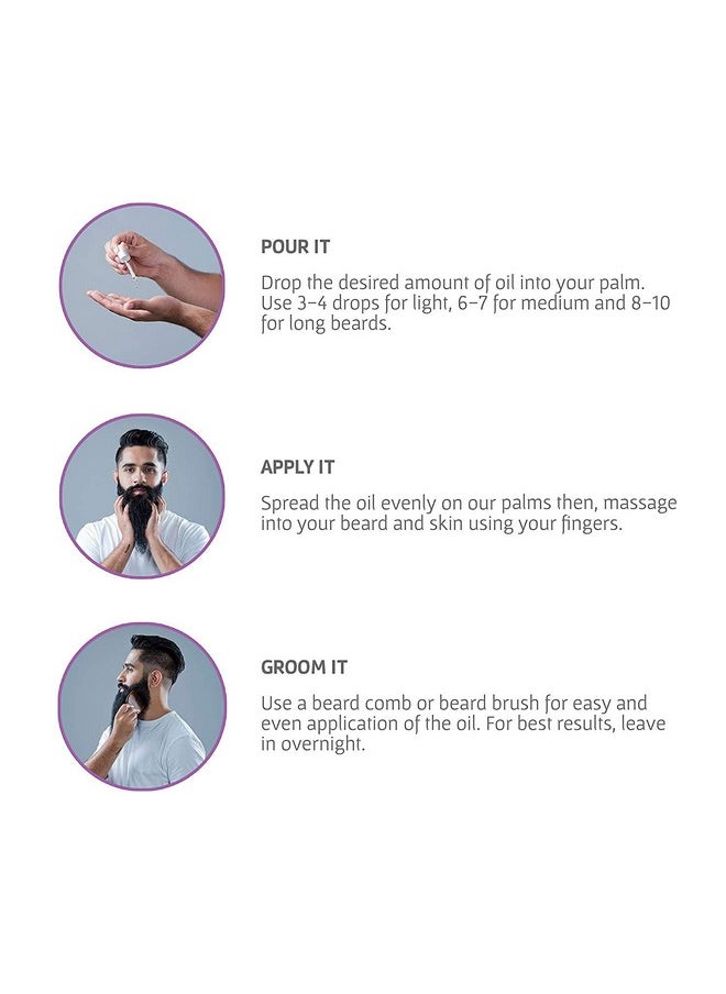BOMBAY SHAVING COMPANY Beard Growth Onion Oil-10X Nourishing Oils For Stronger, Fluffier & Shinier Beard 30 Ml | Made In India  - Image 5
