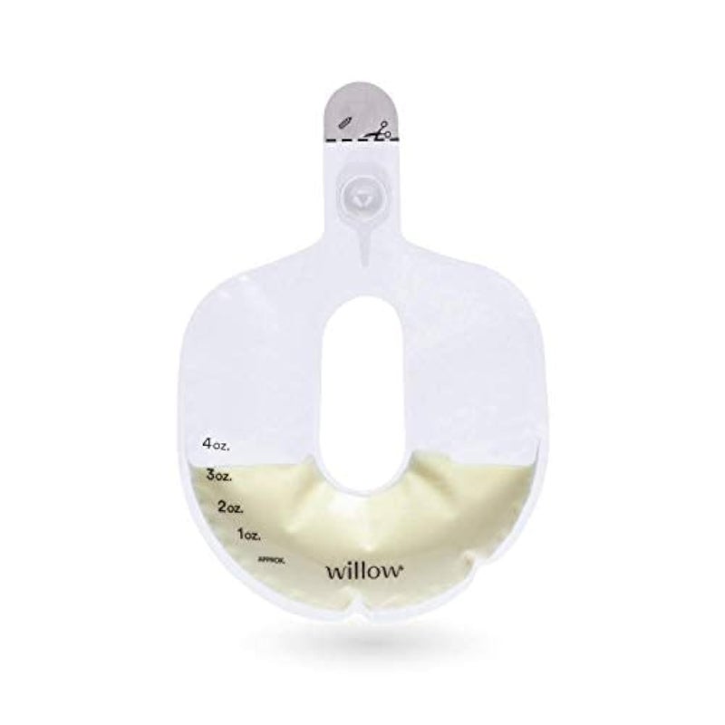 Willow - 360 Pump Spill-Proof Breast Milk Bags - 48 Ct - Holds 4 oz. Per Self-Sealing Storage Bag - Compatible with Willow 360 or 3.0 Wearable Hands Free Breast Pump - Image 1