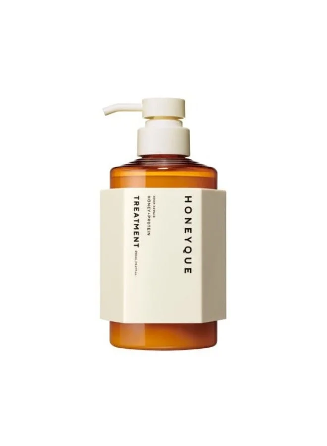 Honeyque Honeyque Deep Repair Treatment 450g – Honey & Protein Moisturizing Hair Conditioner for Damaged & Frizzy Hair