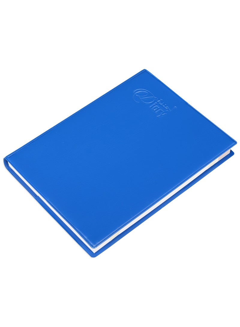 FIS 2025  Pocket Diary Arabic English With Pvc Soft Cover Blue -FSDI09AE25BL - Image 1