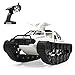 GoolRC RC Tank Car 112 Scale 24GHz Remote Control Tank 360Rotating OffRoad RC Crawler Military Vehicle with Rechargeable Battery Gifts for Adults White - Image 4