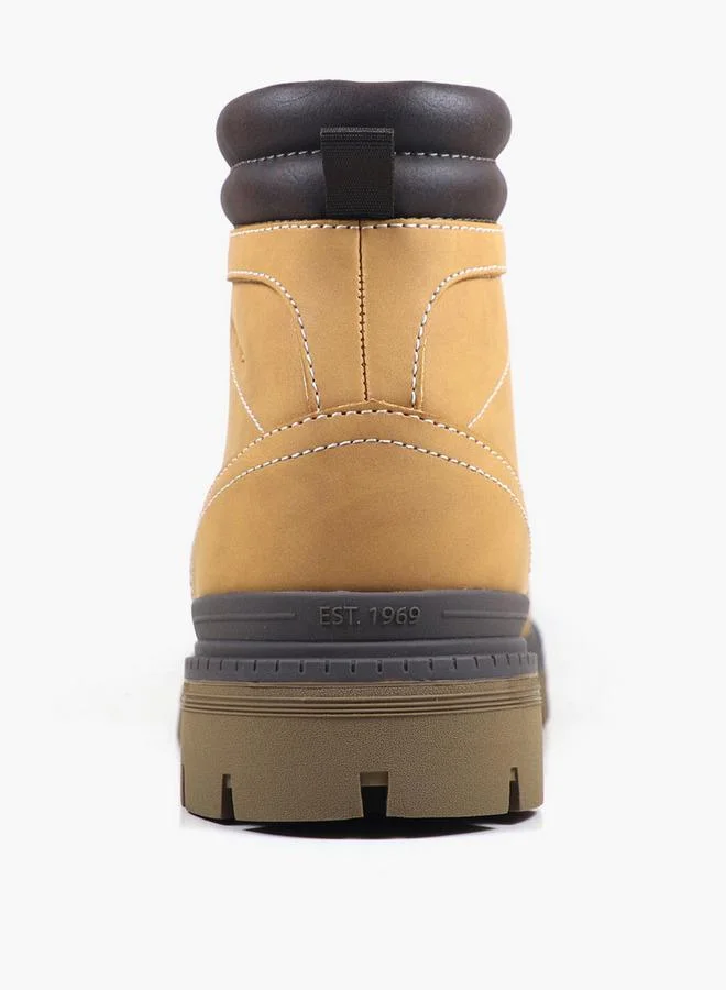 جاب Men Oregon Lace-Up Ankle Boots