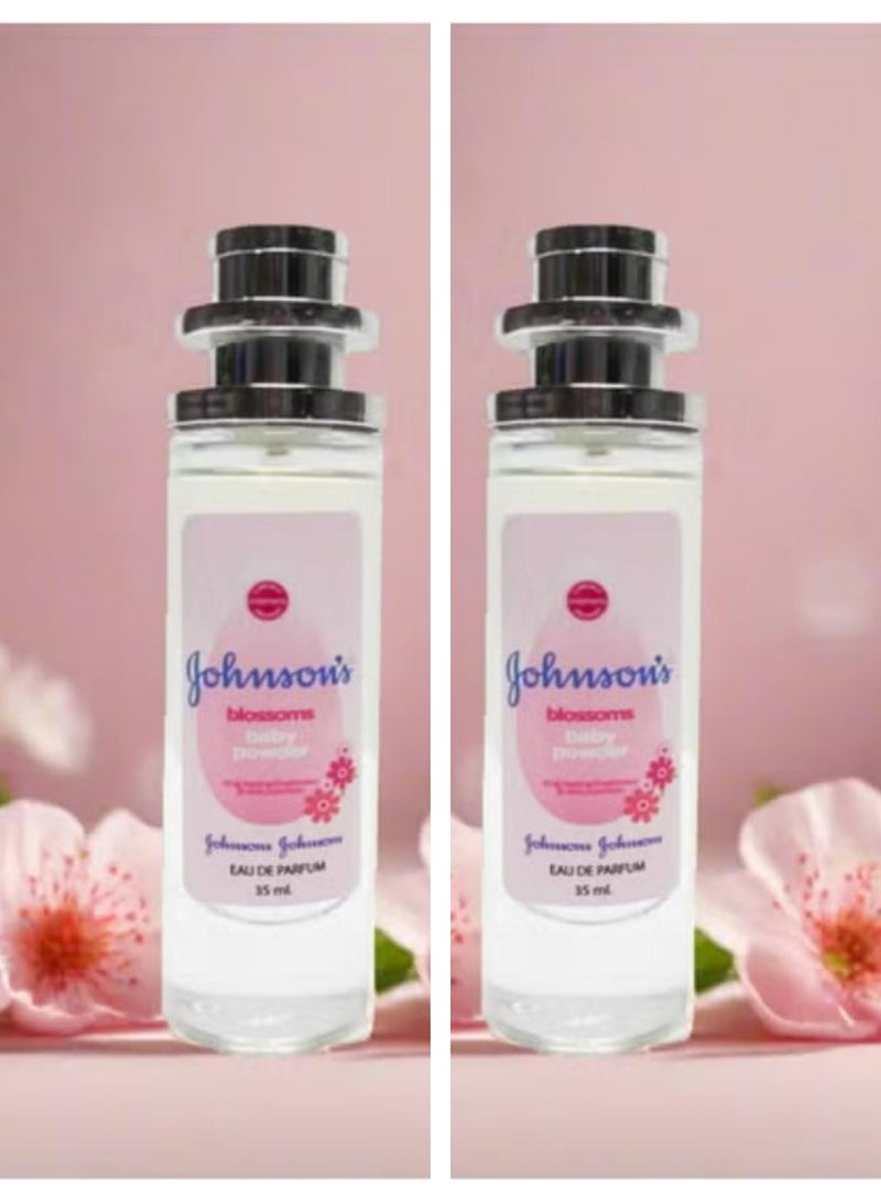 Johnson's Baby Powder Perfume Blossoms 35 ML 2 Pcs