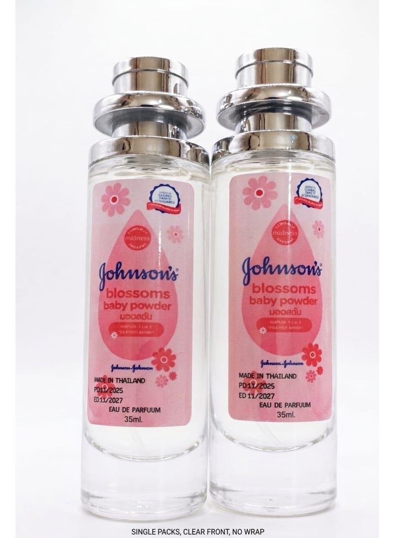 Johnson's Baby Powder Perfume Blossoms 35 ML 2 Pcs - Image 2