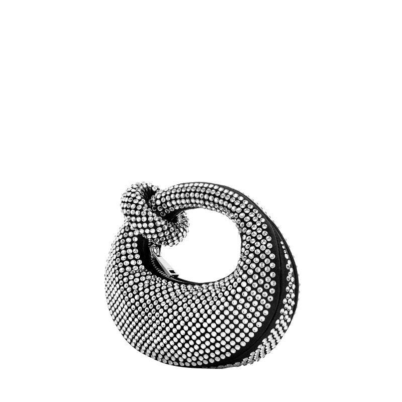 JW PEI Women's Abacus Top Handle Bag - Artificial Crystal Black - Mini - Image 3