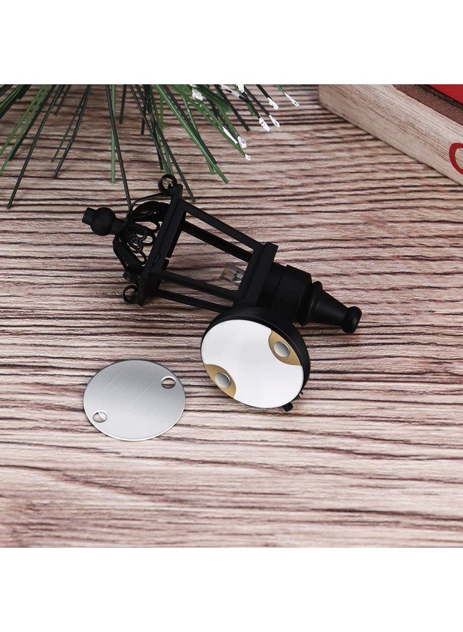 Leorx Vintage Diy Dollhouse 1 12 Dollhouse Miniature Led Wall Light Lamp (Black) - Image 2