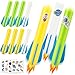 Banvih Rocket Launcher Refills for Kids 8 Foam Air Rockets Outdoor Toys Games Launcher Accessories Birthday Gifts for Toddler Boys Age 3 4 5 6 7 8 Years Old - Image 3