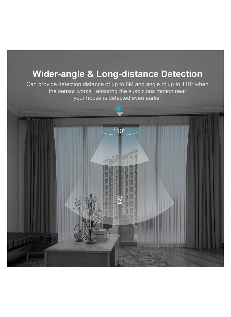 ماركة غير محددة - حساس حركة SNZB-03 ZigBee - كاشف حركة لاسلكي لتنبيهات المنزل وتفعيل الإضاءة، يتطلب جسر Zigbee، يتضمن بطاريات، مثالي للممرات، الحمامات، والمطابخ. - Image 1