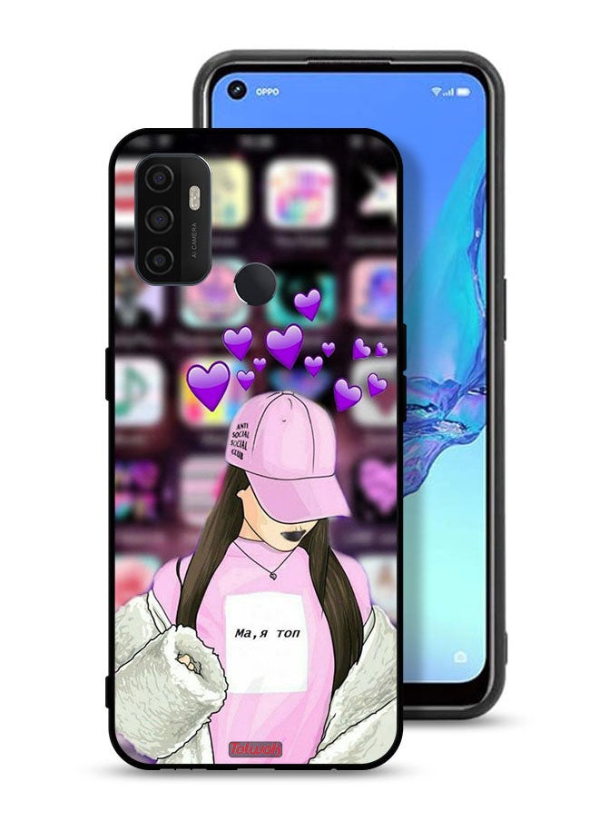 Tolwak - Oppo A32 Protective Case Cover Anti Social Club - Image 1