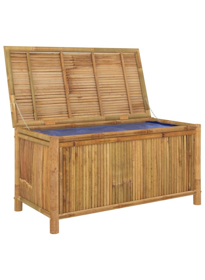 فيداكسل vidaXL صندوق تخزين للحديقة 110x52x55c سم خيزران - Image 3