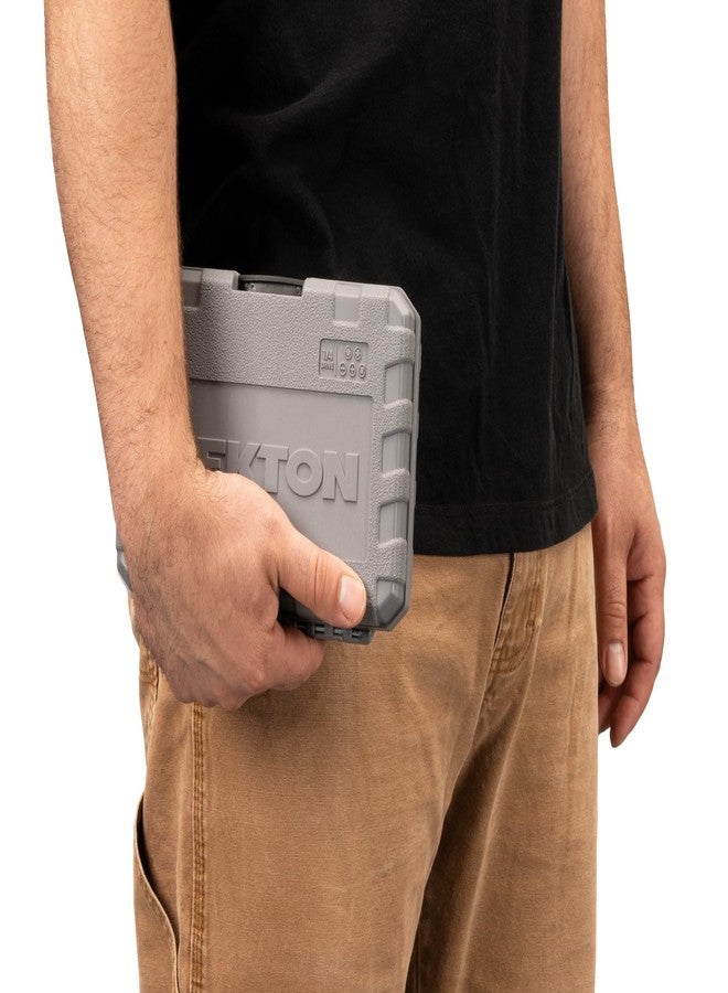 TEKTON 1/4 Inch Drive Hex, Torx, Phillips, Slotted, Square Bit Socket Set with Case (44-Piece) | SHB90302 - Image 4