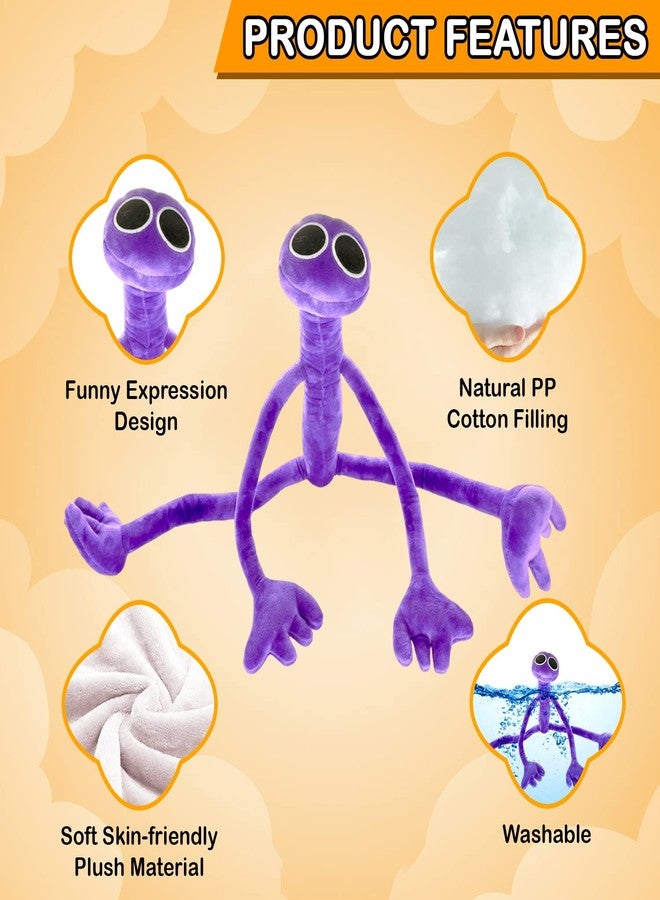 TwCare Purple Plush Toy for Kids Adults, Playing with Family, Soft Stuffed Animal Plushie Toys, Plushies Birthday Thanksgiving Christmas Festival Night Party Favor Supplies Game Fans - Image 4