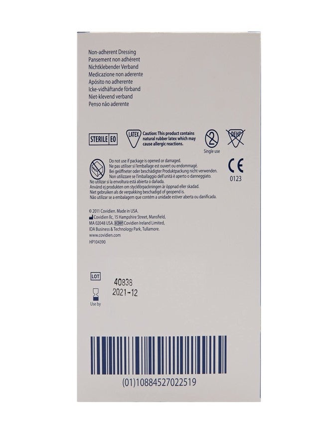 Covidien 1961 Telfa Non-Adherent Pad, Sterile, 2" x 3" Size, Pack of 100 - Image 5