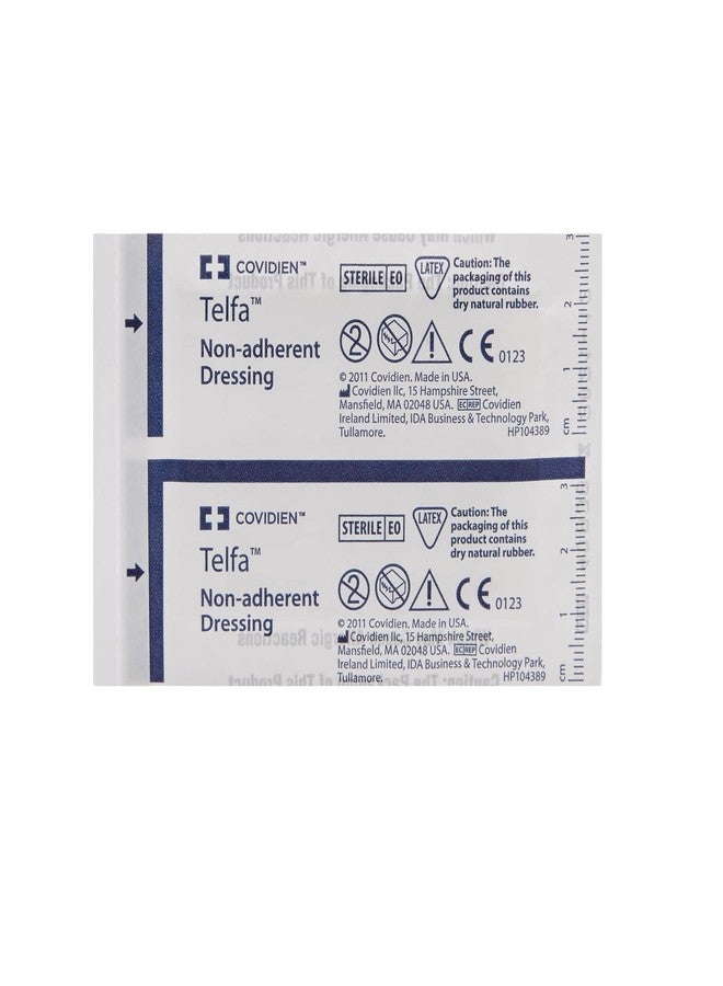 Covidien 1961 Telfa Non-Adherent Pad, Sterile, 2" x 3" Size, Pack of 100 - Image 4