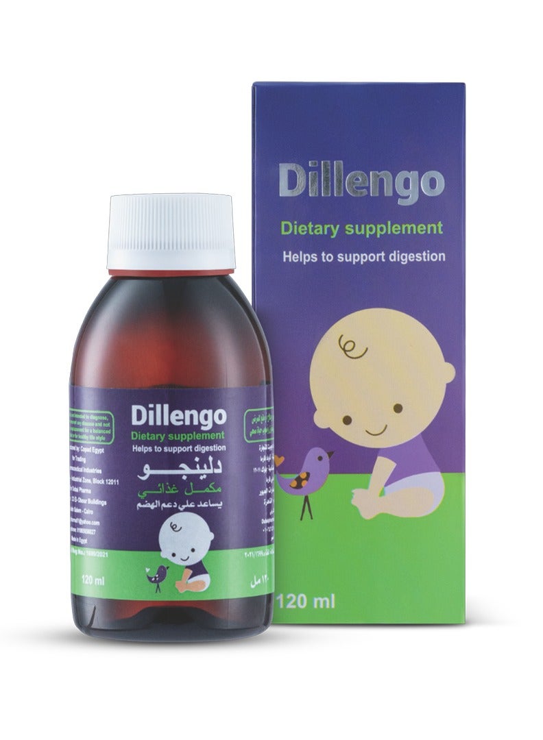يو بى ام ديلينجو - مكمل غذائي للأطفال (ماء غريب) - لعلاج الهضم والمغص والأرق - 120 مل - Image 1