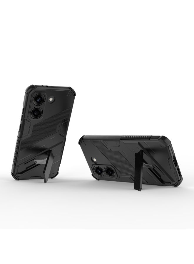 جراب Xiaomi Redmi Turbo 5 5G / Xiaomi Poco X8 Pro 5G بتصميم New Punk Series مع حامل مدمج وحماية قوية ضد الصدمات وتصميم متين وعصري - Image 4