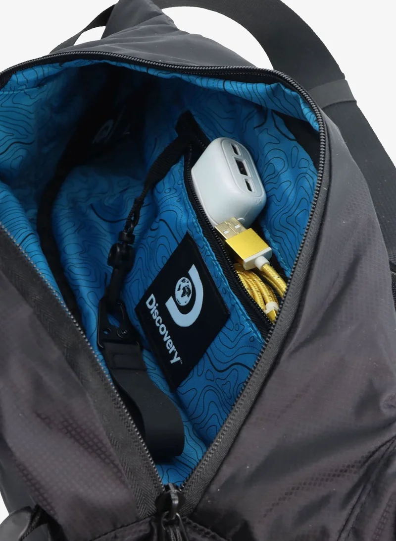 Discovery  Discovery Outdoor Waist Bag Black, Durable Lightweight Water Resistant RFID pocket, Men Women Hip Bag/Belt Bag/ Crossbody Bag for Travel Adventure Camping Trekking Hiking  | Best Price UAE