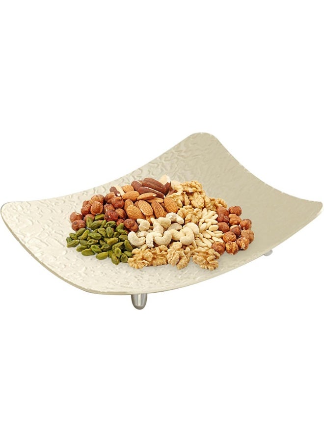 Stackable Clear Serving Trays, Odorless Oval & Rectangular Food Trays, Multi-Purpose Fruit and Snack Platters for Party, Home, Wedding, Heavy Duty Plastic Serving Plate - Image 1