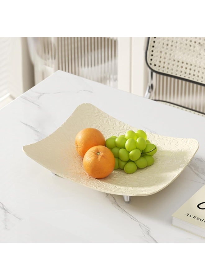 Stackable Clear Serving Trays, Odorless Oval & Rectangular Food Trays, Multi-Purpose Fruit and Snack Platters for Party, Home, Wedding, Heavy Duty Plastic Serving Plate - Image 5