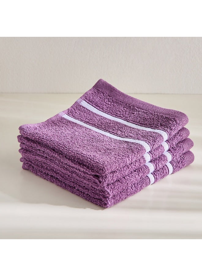 Home Box Snoopy Kids Carded 4-Piece Face Towel Set 30 x 30 cm - Image 1