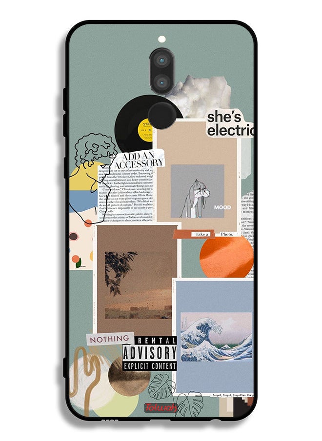 Tolwak - Huawei Mate 10 Lite Protective Case Cover She Is Electric - Image 1