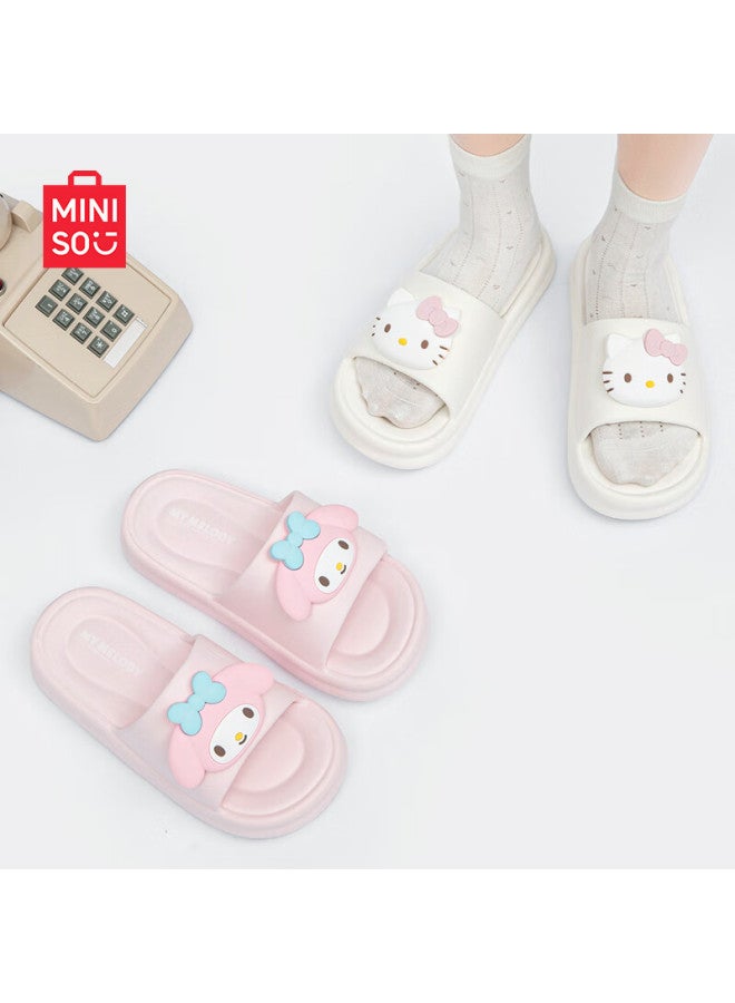 Miniso Women's Slippers, Home Indoor Shoes, Comfortable Feel, New Cute All-season Slippers, Yuguigou Blue, Size 40-41 - Image 5