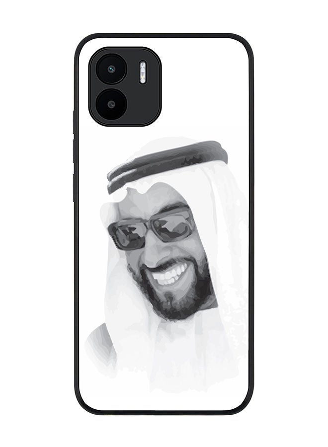 Stylizedd حافظة سوداء متينة لهاتف Xiaomi Redmi A2 / Xiaomi Redmi A1 - حافظة مرنة رقيقة من المطاط مع حواف مضادة للسقوط - زايد أبونا - Image 1