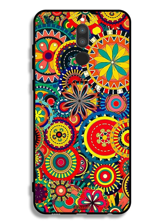 Tolwak Huawei Mate 10 Lite Protective Case Cover Colorful Mandala Pattern - Image 2
