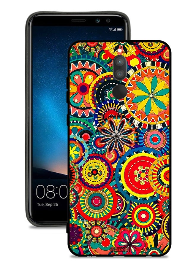 Tolwak Huawei Mate 10 Lite Protective Case Cover Colorful Mandala Pattern - Image 1