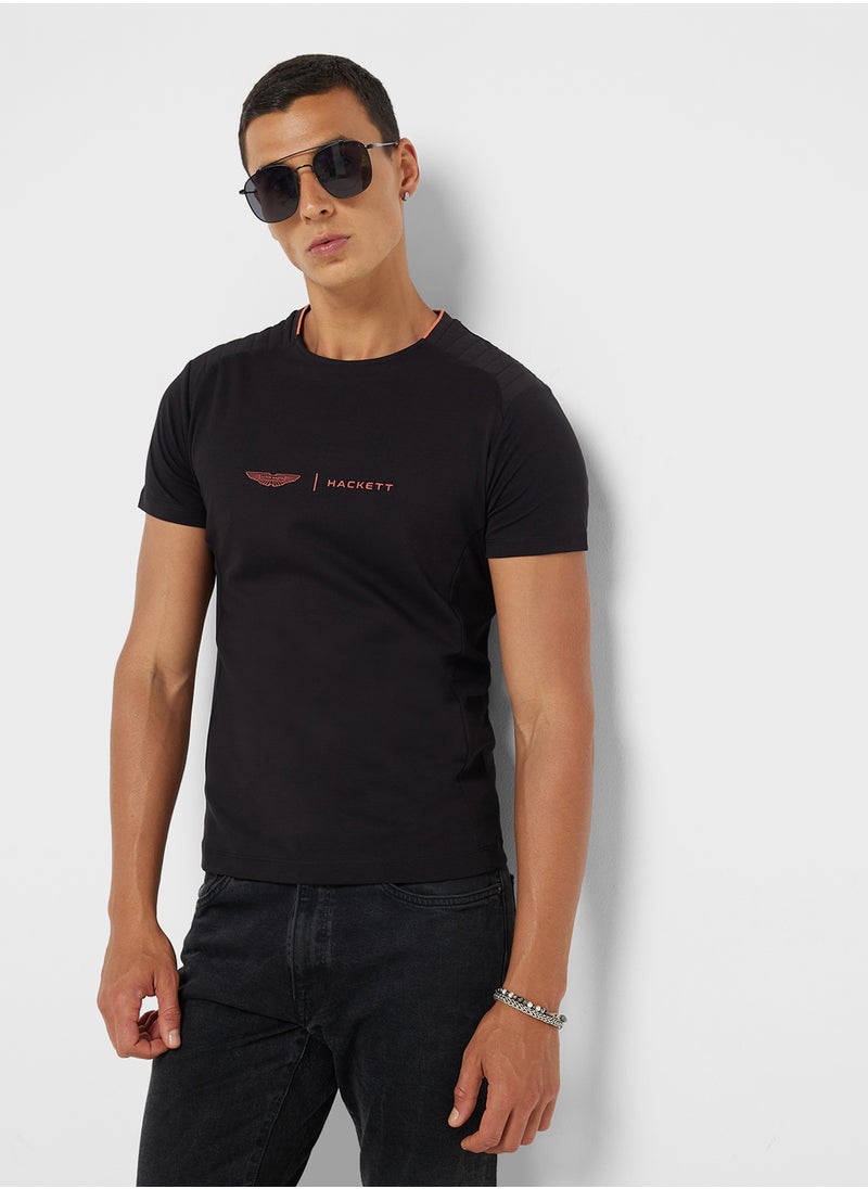 Hackett - Logo Crew Neck T-Shirt - Image 1
