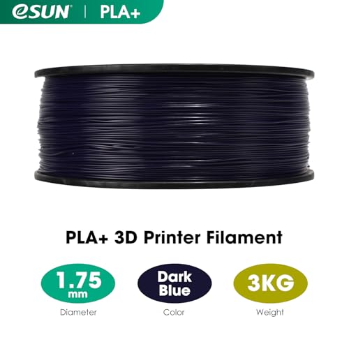 eSUN خيوط eSUN PLA+ 1.75 مم، خيوط طابعة ثلاثية الأبعاد مع تعزيز المتانة PLA Plus، دقة أبعاد +/- 0.03 مم، بكرة 3 كجم (6.6 رطل) لخيوط الطباعة ثلاثية الأبعاد لطابعات 3D، بيضاء - Image 2