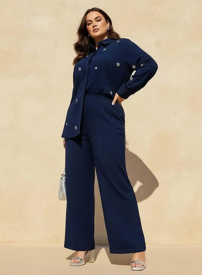 Ulla Popken Ulla Popken Flexi Waist Pants