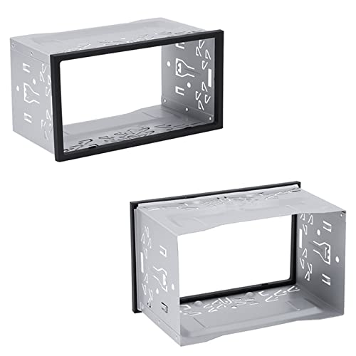 Billowvolve Universal Double DIN Car Stereo Cage,with Metal Frame, Car Radio Fitting Kit,for DVD Players, ISO, CD, GPS Navigation mounting Brackets - Image 3