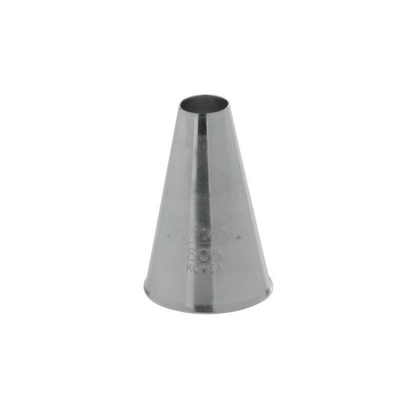 Ateco 805 Stainless Steel Cake Decorating Plain Pastry Tube, White, #5 - Image 2