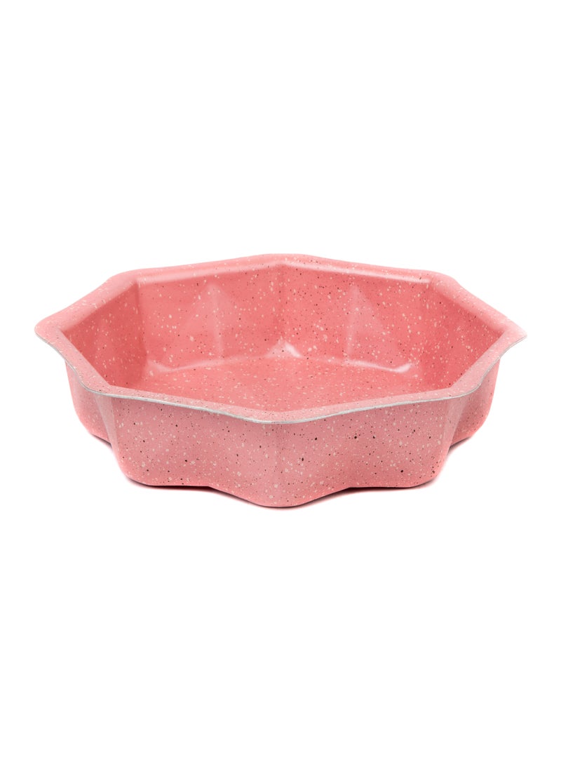 LAZORD Granite Polygon Cake Mold - Size 26 - Cashmere 