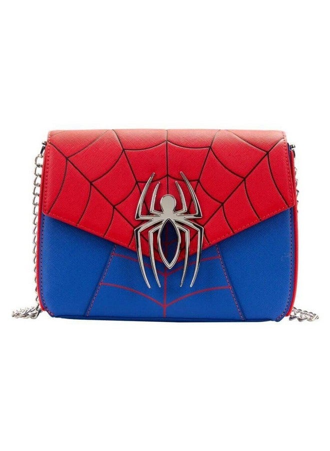 Loungefly Marvel Spider Man Colorblock Crossbody Bag Spider Man One Size - Image 1
