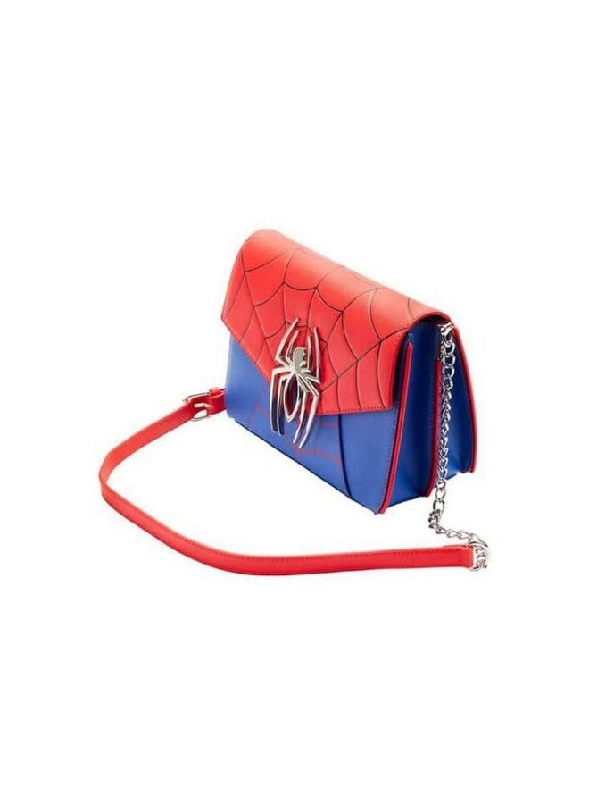 Loungefly Marvel Spider Man Colorblock Crossbody Bag Spider Man One Size - Image 2