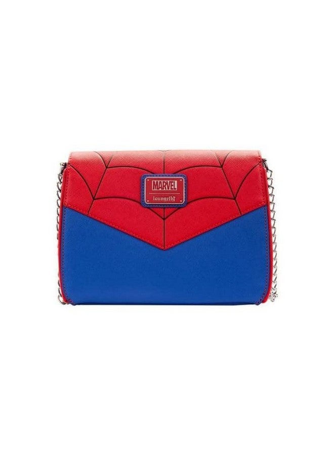 Loungefly Marvel Spider Man Colorblock Crossbody Bag Spider Man One Size - Image 3