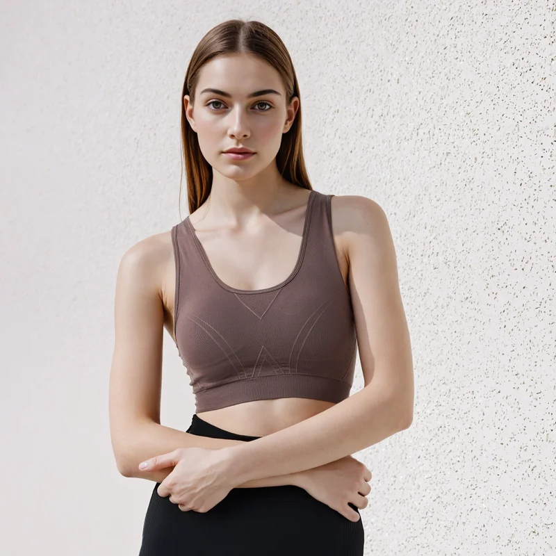 ADOT by Splash Textured Racerback Sports Bra