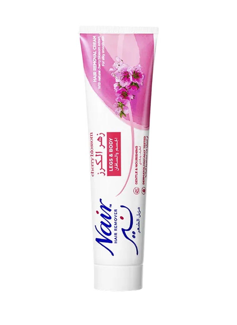 Nourishing Hair Removal Cream with Cherry Blossom Extract for Legs & Body